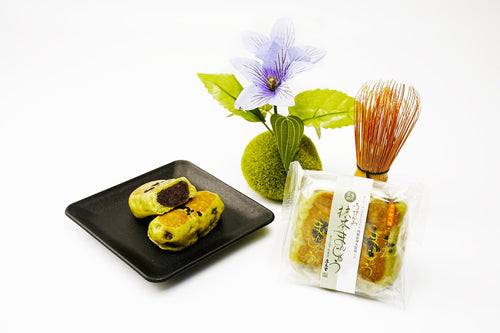 うすかわ抹茶まんじゅう 断面